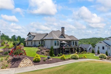 Perched atop a hill alongside the 10th fairway of the acclaimed on Currahee Golf Club in Georgia - for sale on GolfHomes.com, golf home, golf lot