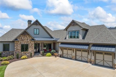 Perched atop a hill alongside the 10th fairway of the acclaimed on Currahee Golf Club in Georgia - for sale on GolfHomes.com, golf home, golf lot