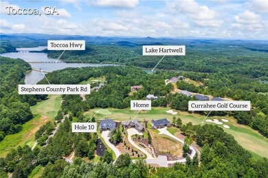 Perched atop a hill alongside the 10th fairway of the acclaimed on Currahee Golf Club in Georgia - for sale on GolfHomes.com, golf home, golf lot