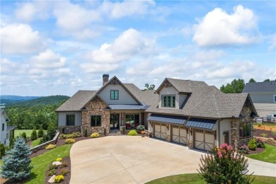 Perched atop a hill alongside the 10th fairway of the acclaimed on Currahee Golf Club in Georgia - for sale on GolfHomes.com, golf home, golf lot