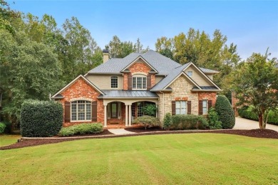 This exquisite Traditional Craftsman home rests near the end of on Traditions of Braselton Golf Club in Georgia - for sale on GolfHomes.com, golf home, golf lot