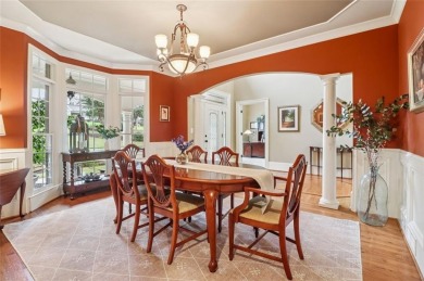 This exquisite Traditional Craftsman home rests near the end of on Traditions of Braselton Golf Club in Georgia - for sale on GolfHomes.com, golf home, golf lot
