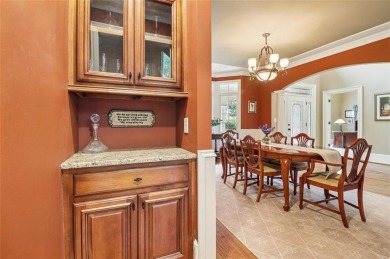 This exquisite Traditional Craftsman home rests near the end of on Traditions of Braselton Golf Club in Georgia - for sale on GolfHomes.com, golf home, golf lot