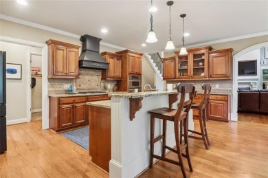 This exquisite Traditional Craftsman home rests near the end of on Traditions of Braselton Golf Club in Georgia - for sale on GolfHomes.com, golf home, golf lot