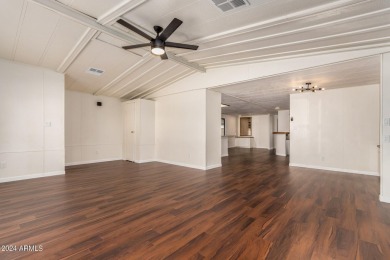 ON LEASED LAND-55+:This charming 2-bedroom, 1.75-bath home is on Sun City Riverview Golf Course in Arizona - for sale on GolfHomes.com, golf home, golf lot