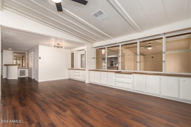 ON LEASED LAND-55+:This charming 2-bedroom, 1.75-bath home is on Sun City Riverview Golf Course in Arizona - for sale on GolfHomes.com, golf home, golf lot