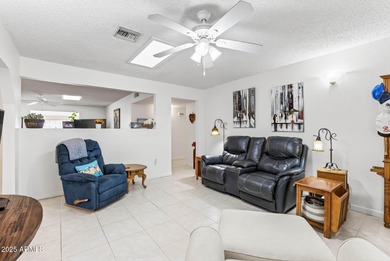 Don't miss this beautifully updated rare 3-bedroom, 2-bath on Sun City Lakes West and East in Arizona - for sale on GolfHomes.com, golf home, golf lot