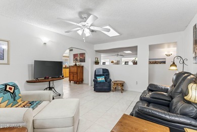 Don't miss this beautifully updated rare 3-bedroom, 2-bath on Sun City Lakes West and East in Arizona - for sale on GolfHomes.com, golf home, golf lot