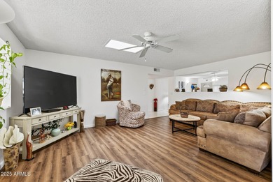 Don't miss this beautifully updated rare 3-bedroom, 2-bath on Sun City Lakes West and East in Arizona - for sale on GolfHomes.com, golf home, golf lot