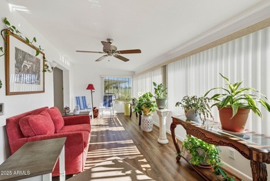 Don't miss this beautifully updated rare 3-bedroom, 2-bath on Sun City Lakes West and East in Arizona - for sale on GolfHomes.com, golf home, golf lot