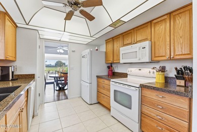 Don't miss this beautifully updated rare 3-bedroom, 2-bath on Sun City Lakes West and East in Arizona - for sale on GolfHomes.com, golf home, golf lot