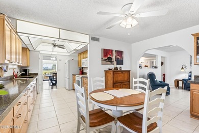 Don't miss this beautifully updated rare 3-bedroom, 2-bath on Sun City Lakes West and East in Arizona - for sale on GolfHomes.com, golf home, golf lot