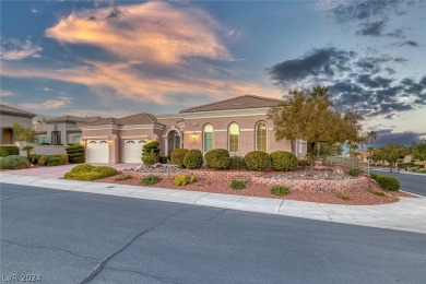 Beautifully elevated corner lot with lush landscaped. Model 7140 on Siena Golf Club in Nevada - for sale on GolfHomes.com, golf home, golf lot