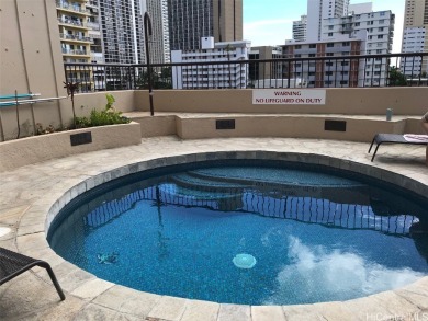 Monte Vista is a high rise building reminiscent of Old Hawaiiana on Ala Wai Golf Course in Hawaii - for sale on GolfHomes.com, golf home, golf lot