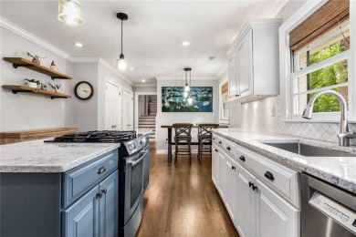Nestled on a large + acre serene, corner lot in the highly on Bobby Jones Golf Club in Georgia - for sale on GolfHomes.com, golf home, golf lot