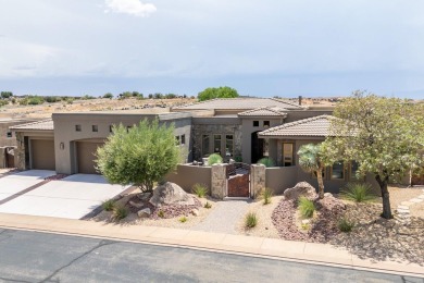 This is desert living at its finest - perched along the 17th on The Ledges Golf Club in Utah - for sale on GolfHomes.com, golf home, golf lot