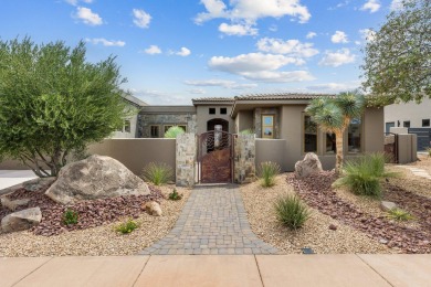 This is desert living at its finest - perched along the 17th on The Ledges Golf Club in Utah - for sale on GolfHomes.com, golf home, golf lot