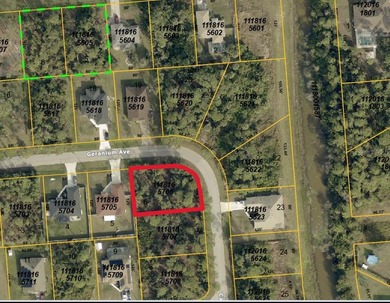 Build your dream home on this spacious corner lot in Sarasota on Bobcat Trail Golf Club in Florida - for sale on GolfHomes.com, golf home, golf lot