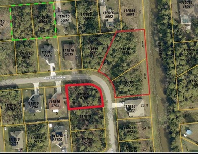 Build your dream home on this spacious corner lot in Sarasota on Bobcat Trail Golf Club in Florida - for sale on GolfHomes.com, golf home, golf lot