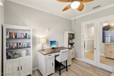 Set along one of the community's most coveted and serene streets on Heritage Landing Golf  in Florida - for sale on GolfHomes.com, golf home, golf lot