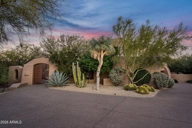 An extraordinary expression of authentic desert design, this on The Boulders Resort Golf Club in Arizona - for sale on GolfHomes.com, golf home, golf lot