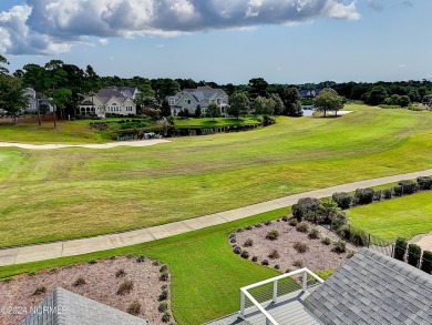 This golf front home on the 7th hole of Cate built in 2019 on Members Club At St. James Plantation in North Carolina - for sale on GolfHomes.com, golf home, golf lot