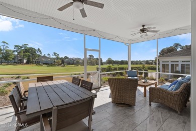 This golf front home on the 7th hole of Cate built in 2019 on Members Club At St. James Plantation in North Carolina - for sale on GolfHomes.com, golf home, golf lot