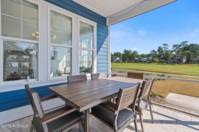 This golf front home on the 7th hole of Cate built in 2019 on Members Club At St. James Plantation in North Carolina - for sale on GolfHomes.com, golf home, golf lot