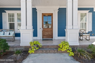 This golf front home on the 7th hole of Cate built in 2019 on Members Club At St. James Plantation in North Carolina - for sale on GolfHomes.com, golf home, golf lot