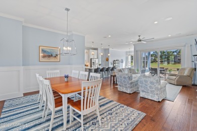 This golf front home on the 7th hole of Cate built in 2019 on Members Club At St. James Plantation in North Carolina - for sale on GolfHomes.com, golf home, golf lot