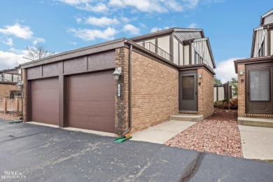 Lovely end unit ranch with views of the pond and pier in this on St. Clair Shores Country Club in Michigan - for sale on GolfHomes.com, golf home, golf lot