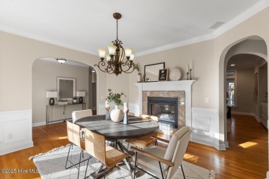 Welcome a stunning 3,185 sq ft custom-built, brick home on a on Olde Point Golf and Country Club in North Carolina - for sale on GolfHomes.com, golf home, golf lot