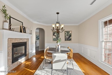 Welcome a stunning 3,185 sq ft custom-built, brick home on a on Olde Point Golf and Country Club in North Carolina - for sale on GolfHomes.com, golf home, golf lot