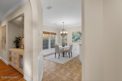 Welcome a stunning 3,185 sq ft custom-built, brick home on a on Olde Point Golf and Country Club in North Carolina - for sale on GolfHomes.com, golf home, golf lot
