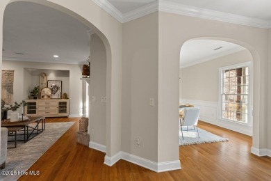 Welcome a stunning 3,185 sq ft custom-built, brick home on a on Olde Point Golf and Country Club in North Carolina - for sale on GolfHomes.com, golf home, golf lot