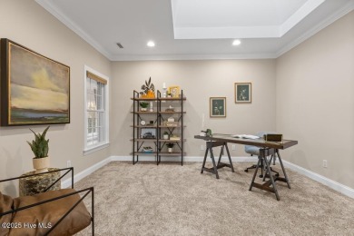 Welcome a stunning 3,185 sq ft custom-built, brick home on a on Olde Point Golf and Country Club in North Carolina - for sale on GolfHomes.com, golf home, golf lot