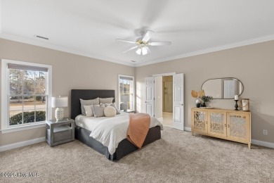 Welcome a stunning 3,185 sq ft custom-built, brick home on a on Olde Point Golf and Country Club in North Carolina - for sale on GolfHomes.com, golf home, golf lot