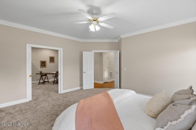 Welcome a stunning 3,185 sq ft custom-built, brick home on a on Olde Point Golf and Country Club in North Carolina - for sale on GolfHomes.com, golf home, golf lot