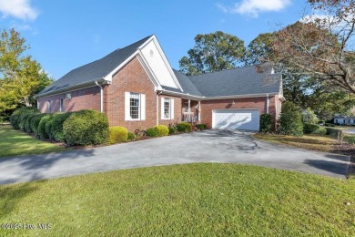 Welcome a stunning 3,185 sq ft custom-built, brick home on a on Olde Point Golf and Country Club in North Carolina - for sale on GolfHomes.com, golf home, golf lot