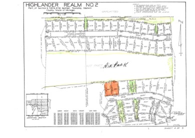 Live with your plane on this .83-acre lot off the Sugar Springs on Sugar Springs Country Club in Michigan - for sale on GolfHomes.com, golf home, golf lot