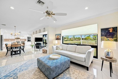 Beautifully reimagined 2-bedroom plus den residence, ideally on Quail Ridge Golf Course and Country Club in Florida - for sale on GolfHomes.com, golf home, golf lot