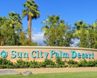 Charming 55+ Home in Active Gated Community with Resort-Style on Mountain Vista Golf Course At Sun City Palm Desert in California - for sale on GolfHomes.com, golf home, golf lot