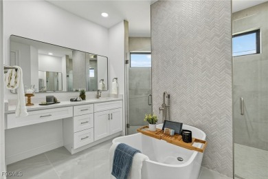 Move-in ready! This brand-new 3 bedroom, 3 bath + den pool home on Royal Tee Country Club in Florida - for sale on GolfHomes.com, golf home, golf lot