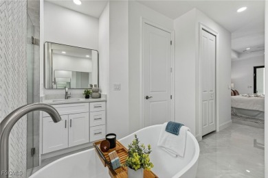 Move-in ready! This brand-new 3 bedroom, 3 bath + den pool home on Royal Tee Country Club in Florida - for sale on GolfHomes.com, golf home, golf lot