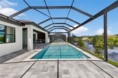 Move-in ready! This brand-new 3 bedroom, 3 bath + den pool home on Royal Tee Country Club in Florida - for sale on GolfHomes.com, golf home, golf lot