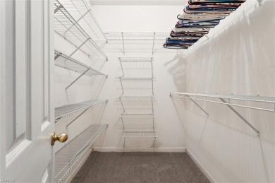 1st Floor Primary Bedroom Suite w/ Quartz & Low-Step Shower on Kiln Creek Golf and Country Club in Virginia - for sale on GolfHomes.com, golf home, golf lot