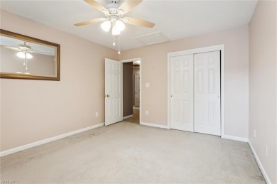 1st Floor Primary Bedroom Suite w/ Quartz & Low-Step Shower on Kiln Creek Golf and Country Club in Virginia - for sale on GolfHomes.com, golf home, golf lot