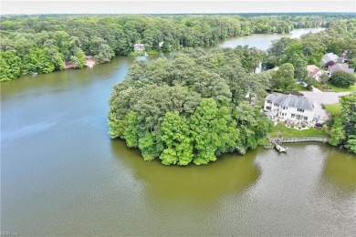 Amazing waterfront lot on a quiet peninsula at the end of a on Cypress Point Country Club in Virginia - for sale on GolfHomes.com, golf home, golf lot