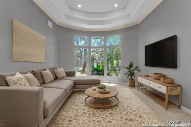 This STUNNING HOME will take your breath away! As you enter and on Canyon Springs Golf Club in Texas - for sale on GolfHomes.com, golf home, golf lot