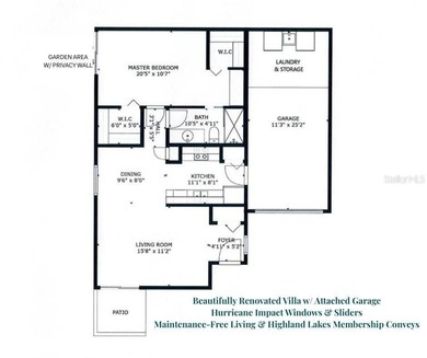 Beautifully renovated and spacious villa in Palm Harbor's on Highland Lakes Executive Golf Course in Florida - for sale on GolfHomes.com, golf home, golf lot